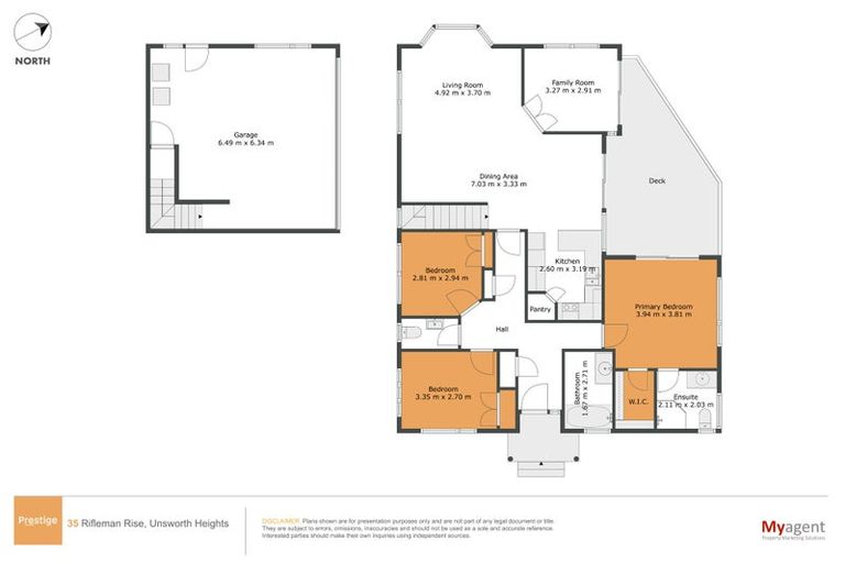 Photo of property in 35 Rifleman Rise, Unsworth Heights, Auckland, 0632