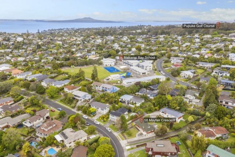 Photo of property in 58 Mayfair Crescent, Mairangi Bay, Auckland, 0630