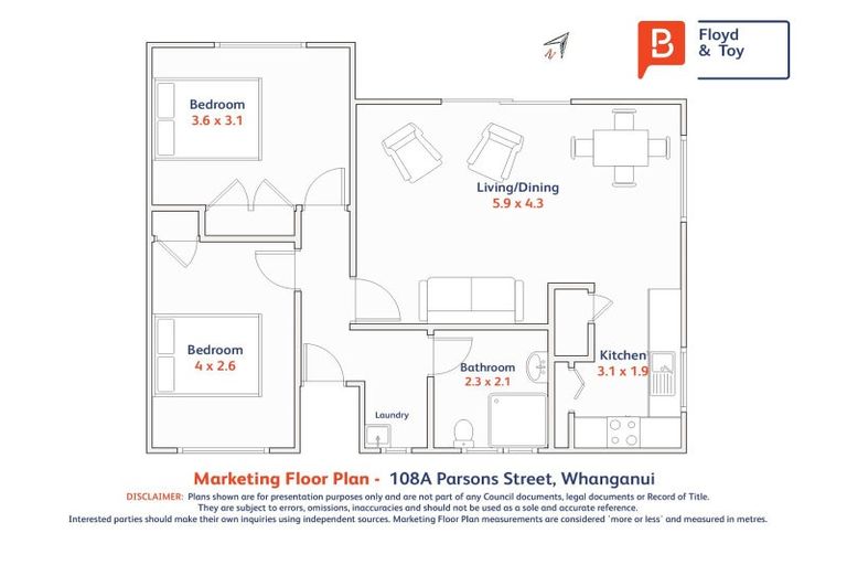 Photo of property in 110a Parsons Street, Springvale, Whanganui, 4501