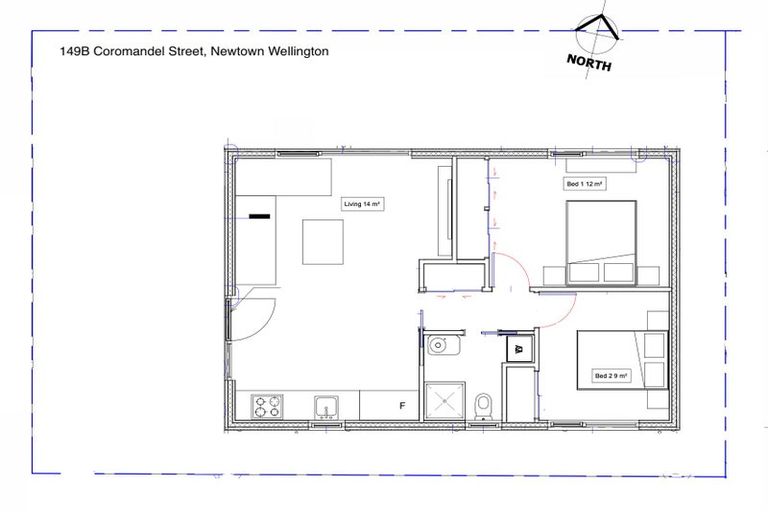 Photo of property in 149b Coromandel Street, Newtown, Wellington, 6021