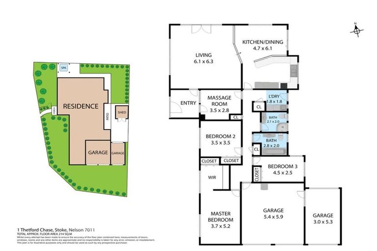 Photo of property in 1 Thetford Chase, Stoke, Nelson, 7011
