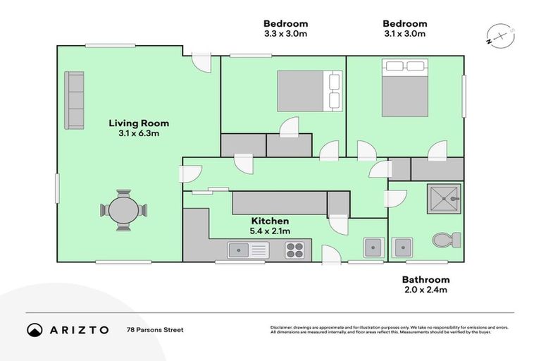 Photo of property in 78 Parsons Street, Springvale, Whanganui, 4501