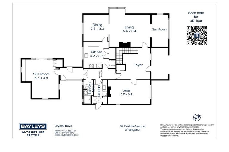 Photo of property in 84 Parkes Avenue, Saint Johns Hill, Whanganui, 4501