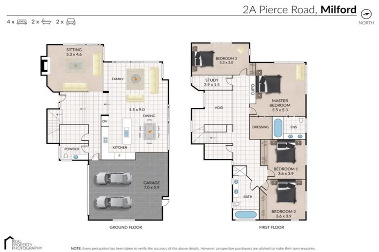 Photo of property in 2a Pierce Road, Milford, Auckland, 0620