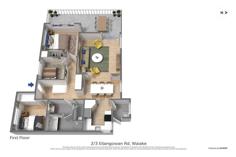 Photo of property in 2/3 Ellangowan Road, Waiake, Auckland, 0630