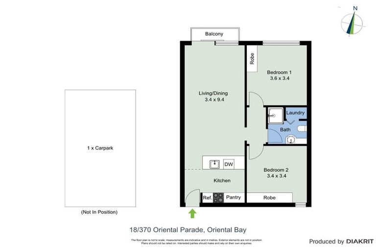 Photo of property in The Capital, 18/370 Oriental Parade, Oriental Bay, Wellington, 6011