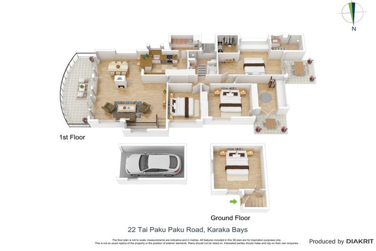 Photo of property in 22 Tai Paku Paku Road, Karaka Bays, Wellington, 6022