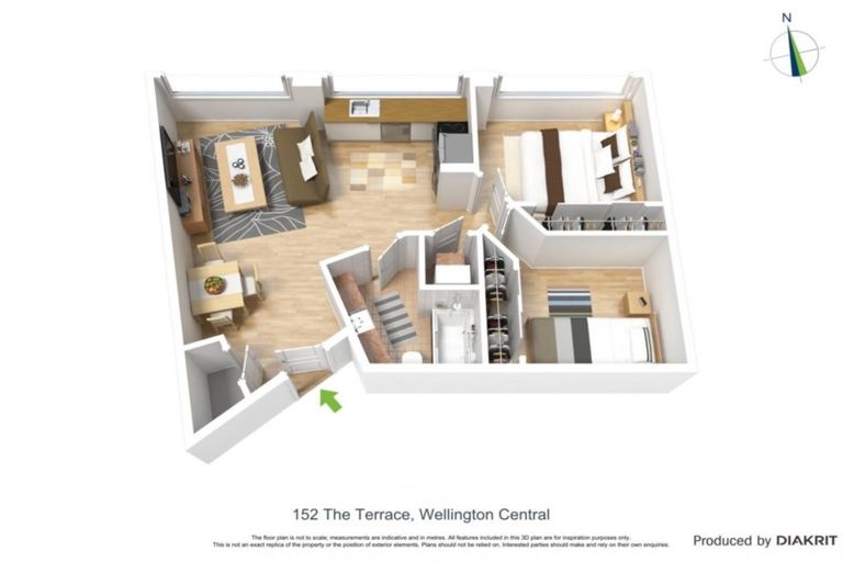 Photo of property in Hume House, 4/152 The Terrace, Wellington Central, Wellington, 6011