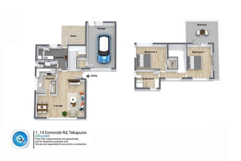 Photo of property in 2/14 Esmonde Road, Takapuna, Auckland, 0622