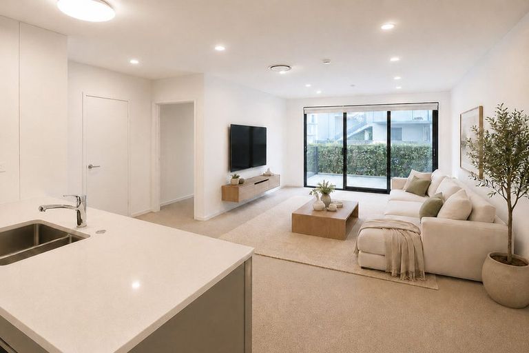 Photo of property in Apollo Apartments, 201/46 Rosedale Road, Rosedale, Auckland, 0632