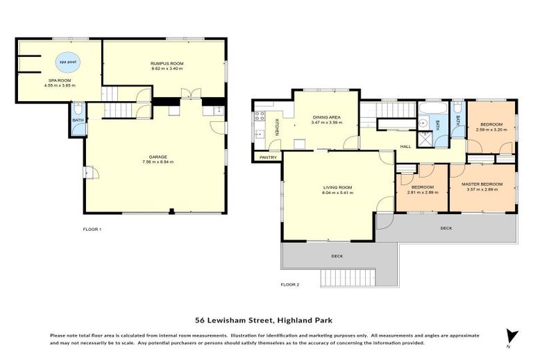 Photo of property in 56 Lewisham Street, Highland Park, Auckland, 2010