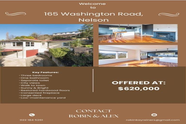 Photo of property in 165 Washington Road, Washington Valley, Nelson, 7010